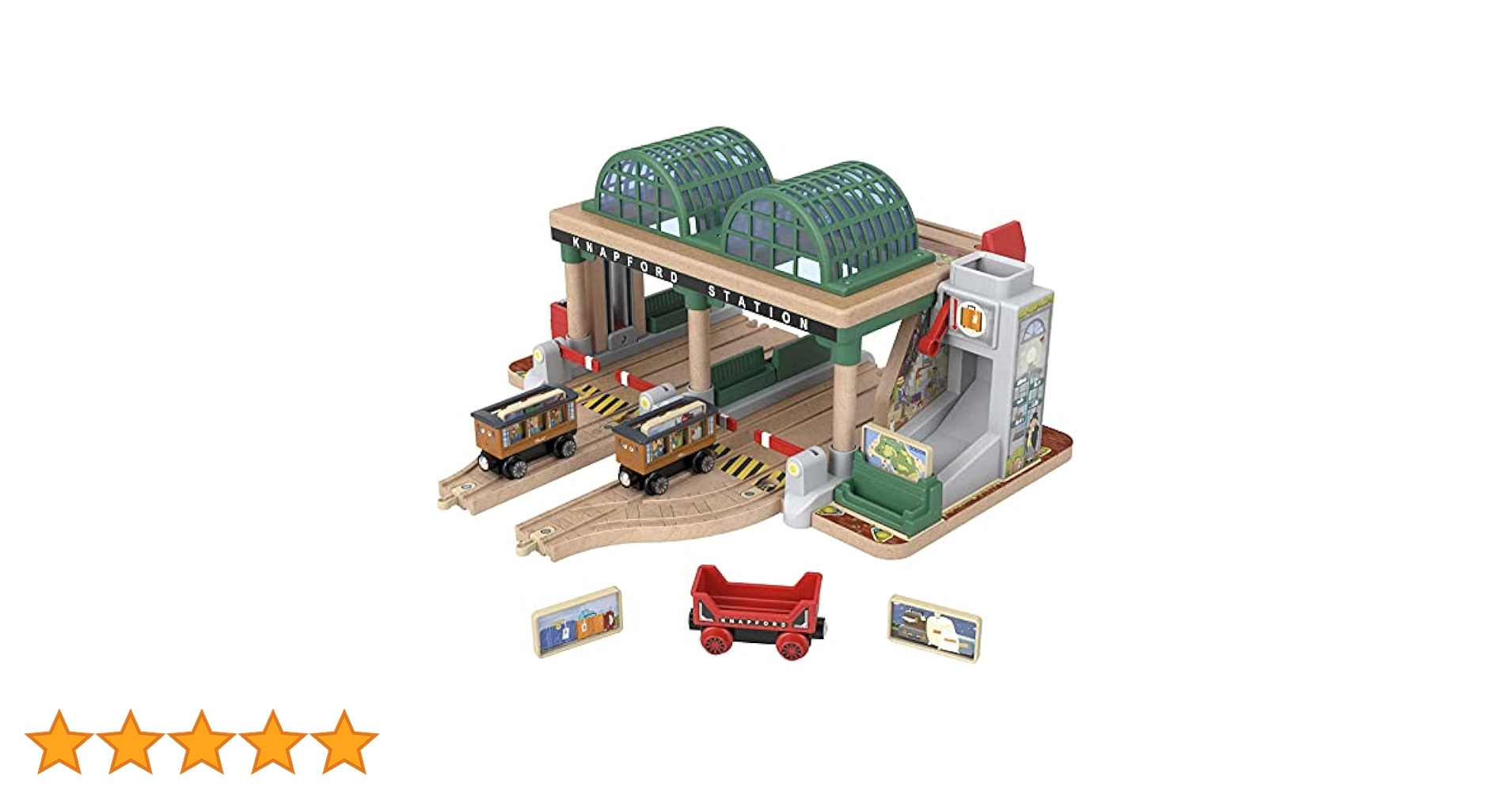お値下げ【オマケ追加】トーマス 木製レール ナップフォードステーション MATTEL きかんしゃトーマス 木製レールシリーズ ナップフォード